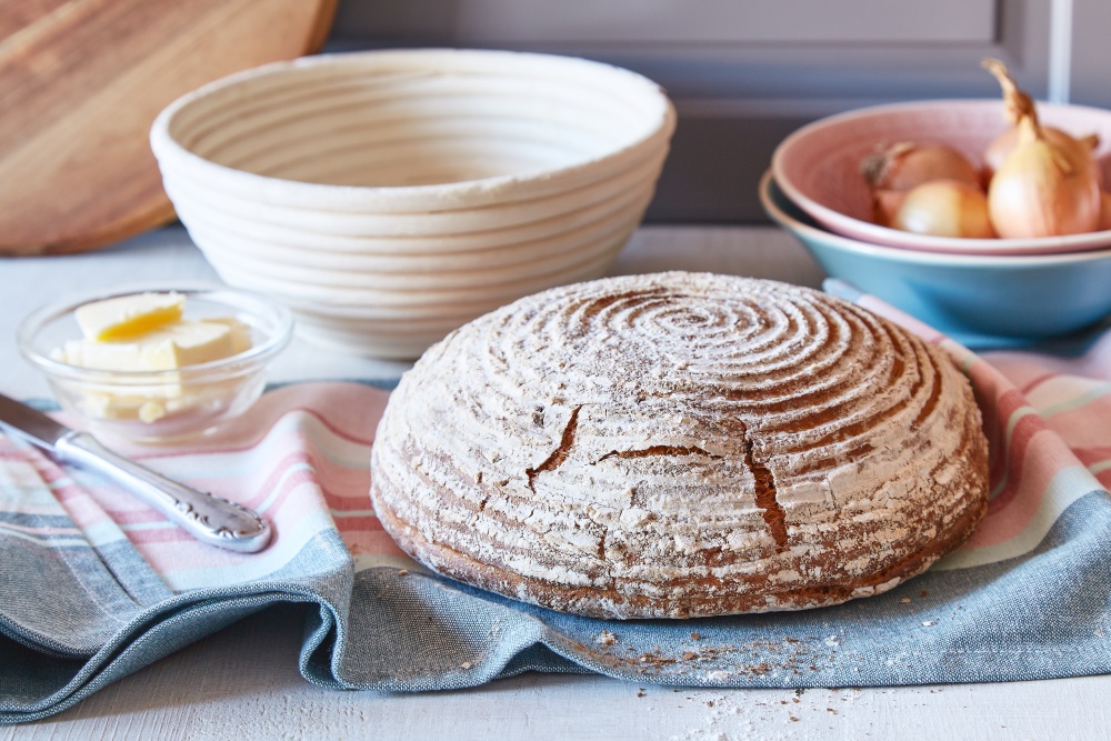 Rychlý cibulový chléb