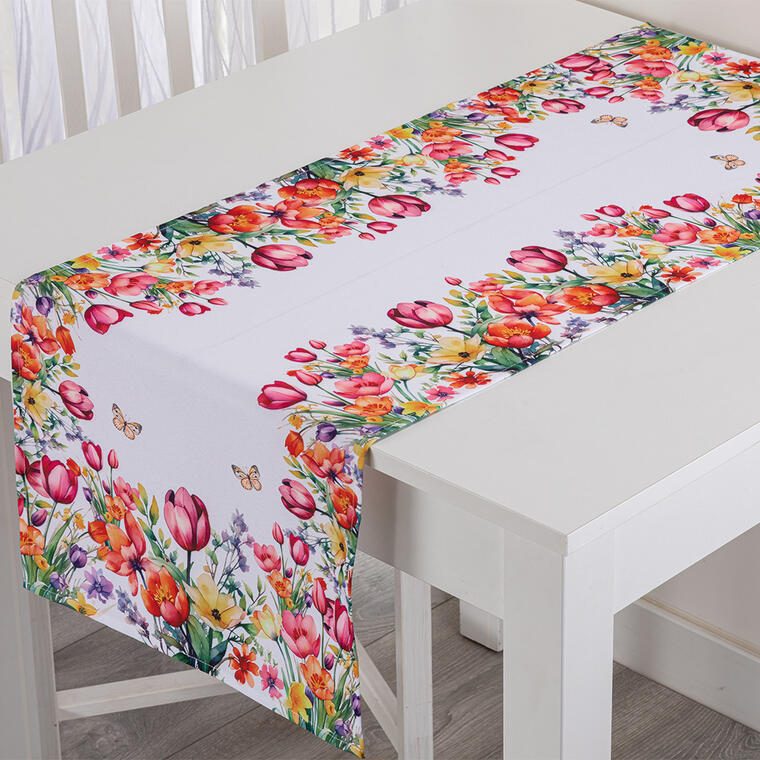 Běhoun s potiskem BAREVNÉ KVÍTÍ