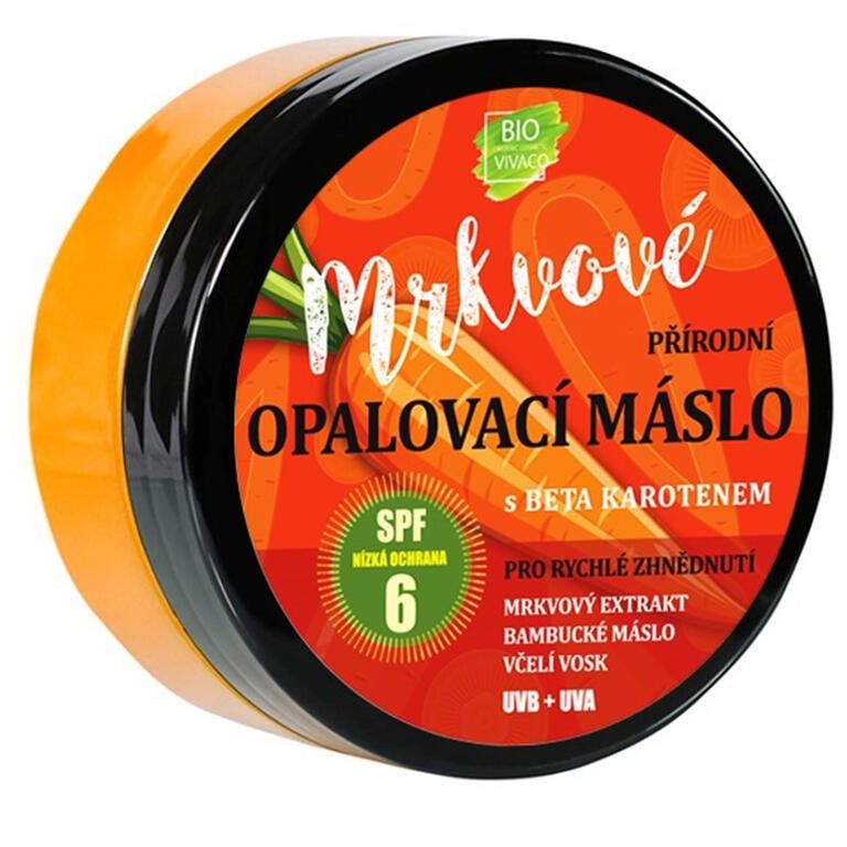 Opalovací máslo s betakarotenem