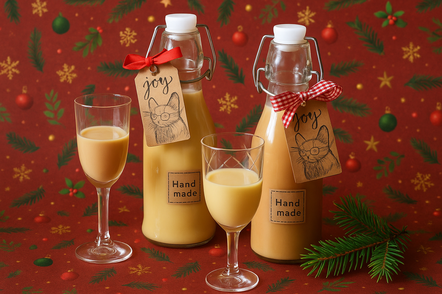 Vánoční vaječný likér