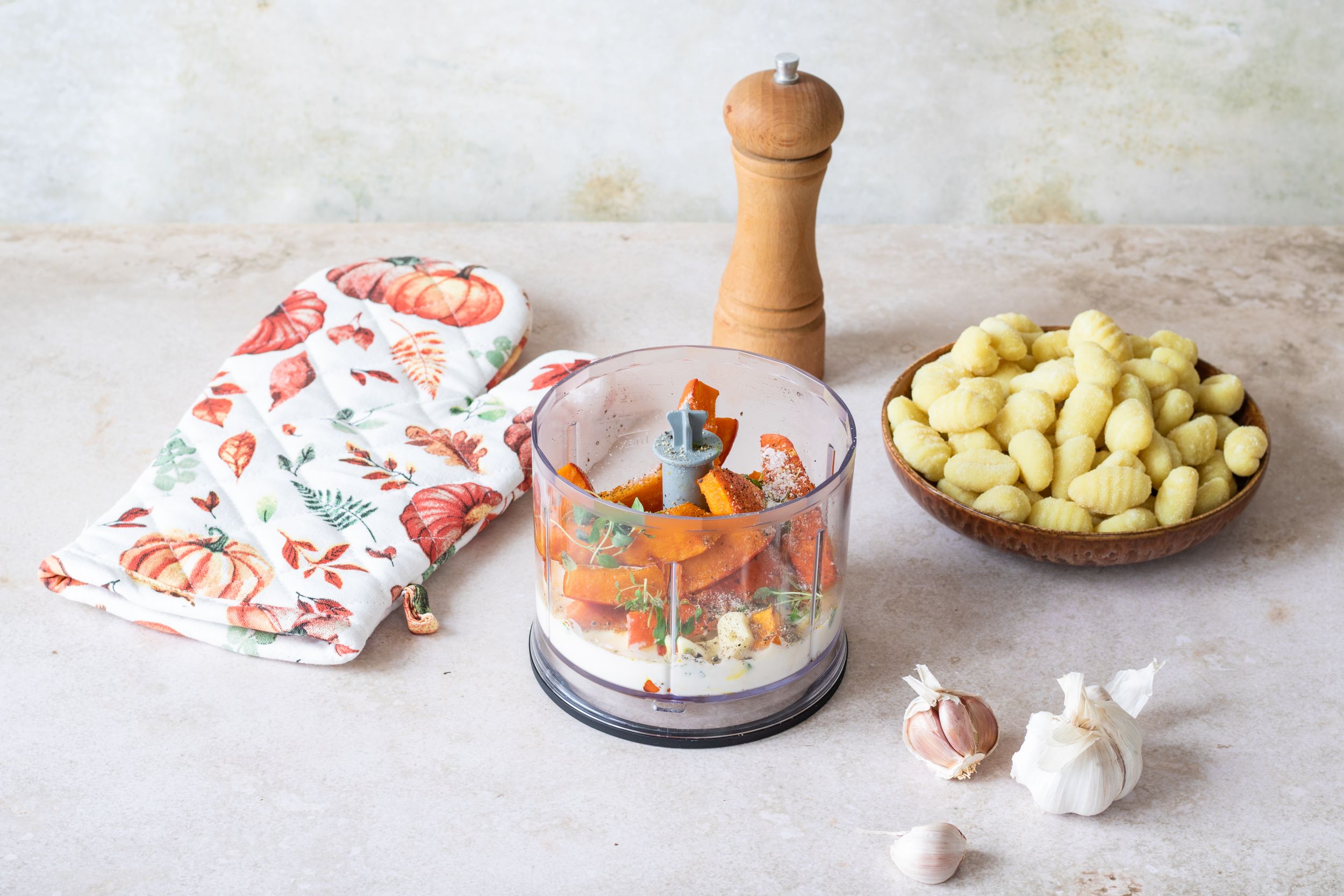 Suroviny na dýňovou omáčku