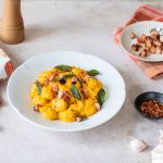 Noky s dýňovou omáčkou