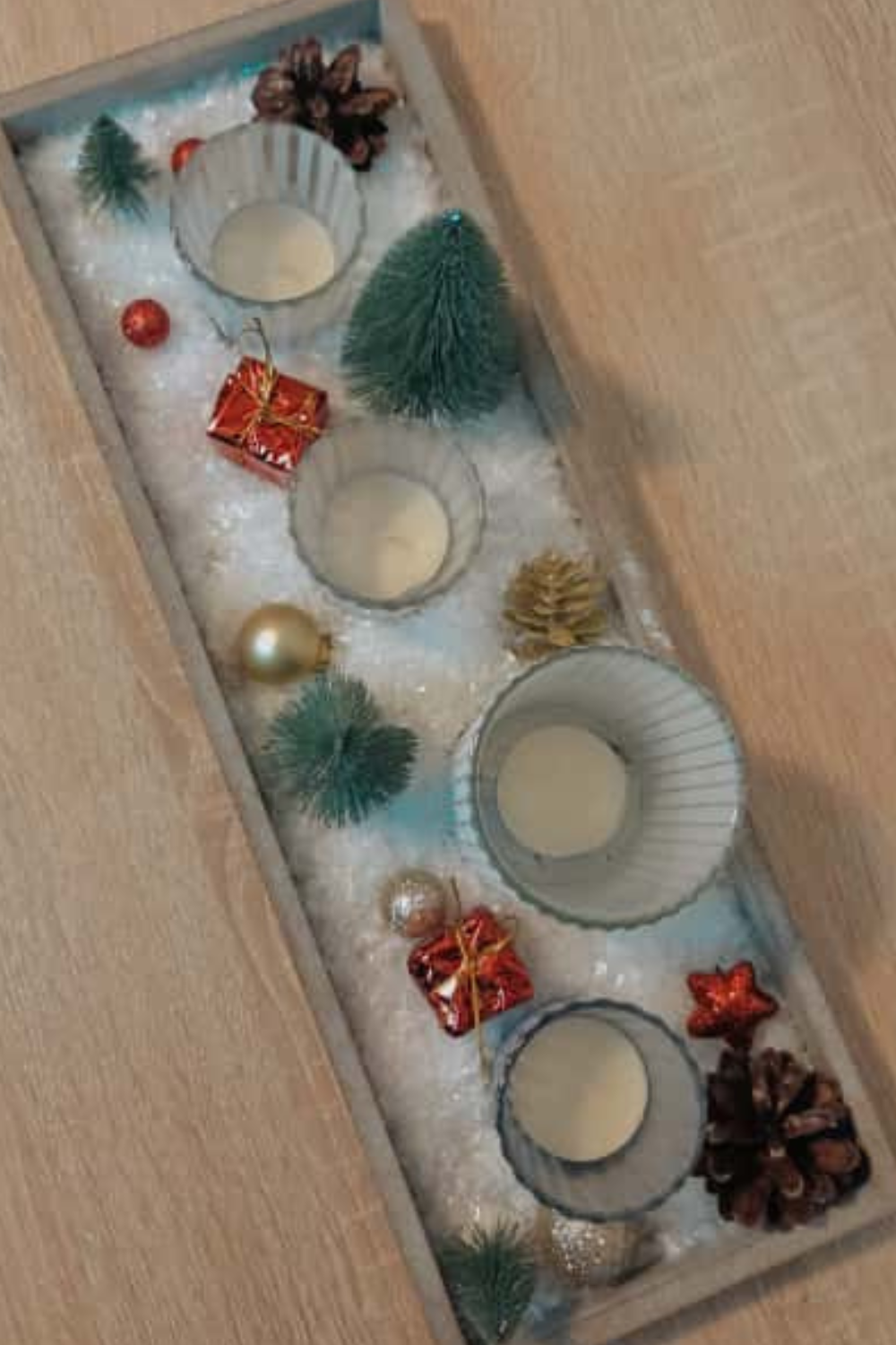 Adventní svícen 4 x jinak