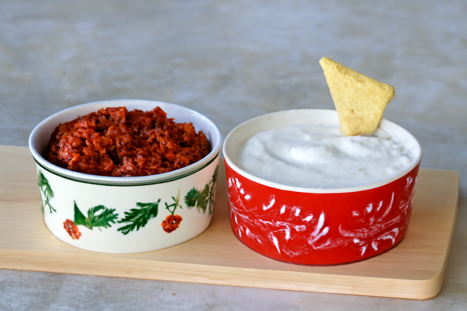 Dipy na namáčení krekrů