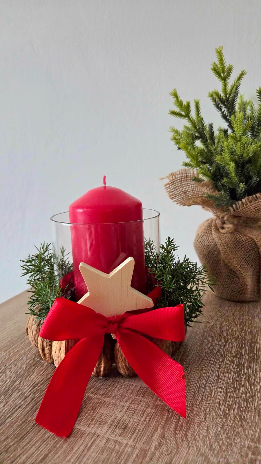 Vánoční svícen na stůl