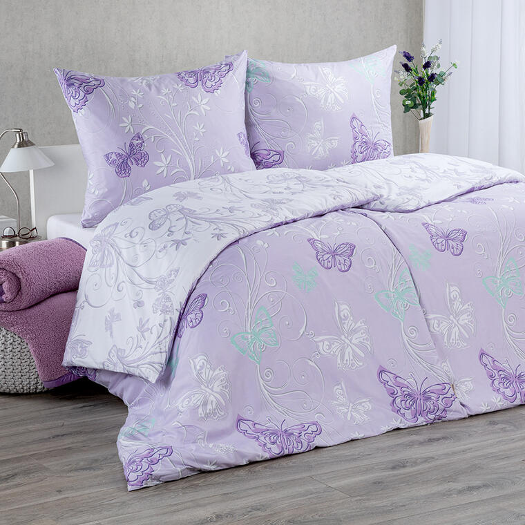 Ložní povlečení z mikrovlákna MOTÝLI, jednolůžko