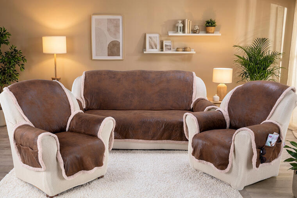 Přehozy na sedačku, přehoz na křeslo - přehoz s područkami