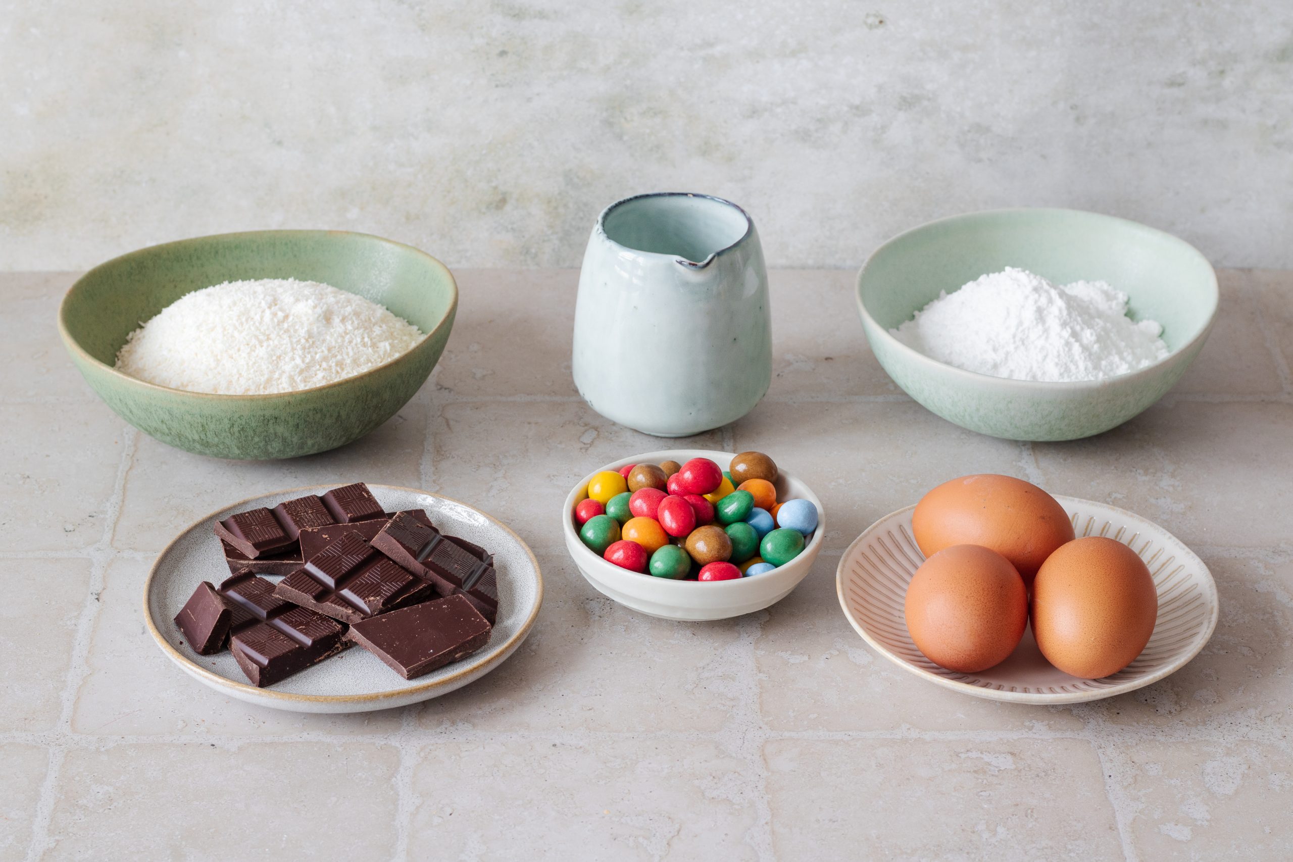 Kokosová hnízdečka s čokoládou