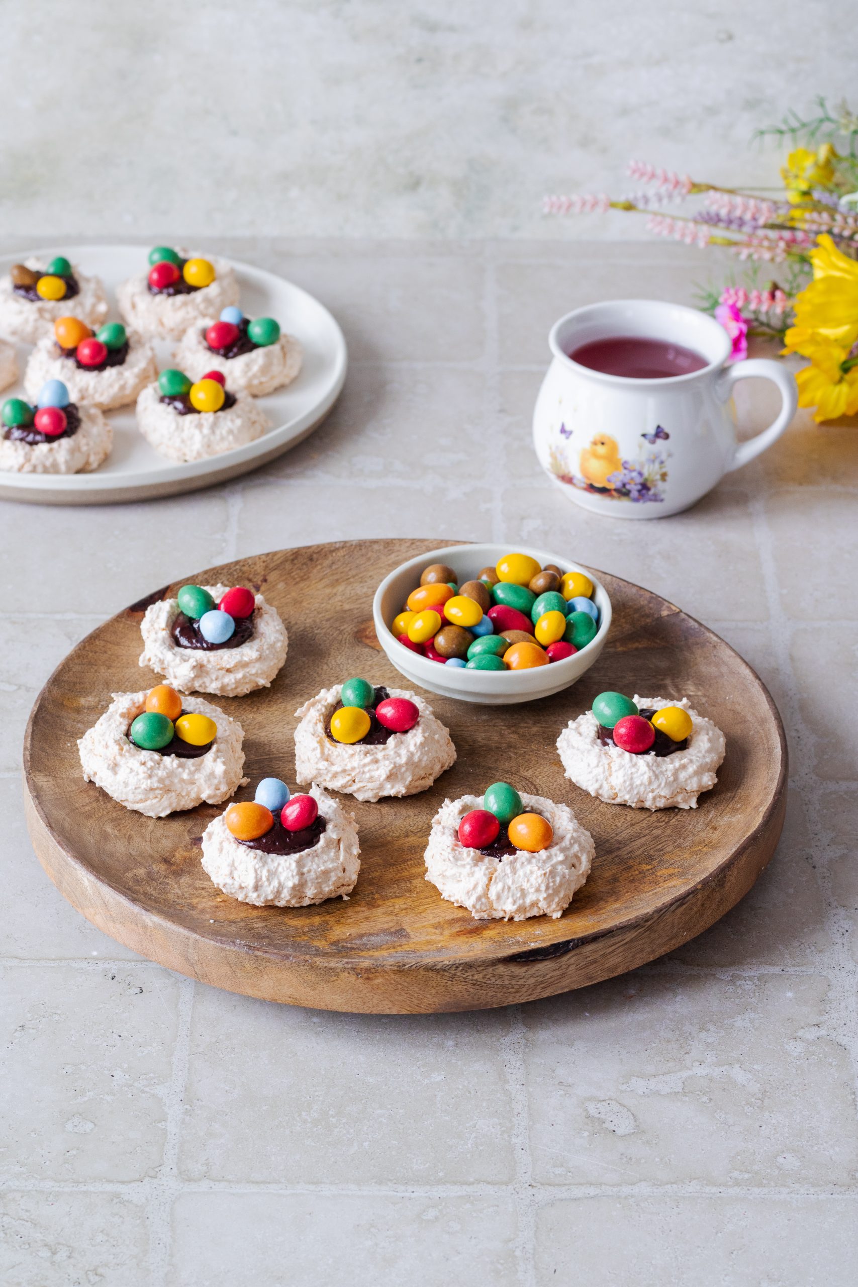 Kokosová hnízdečka s čokoládou