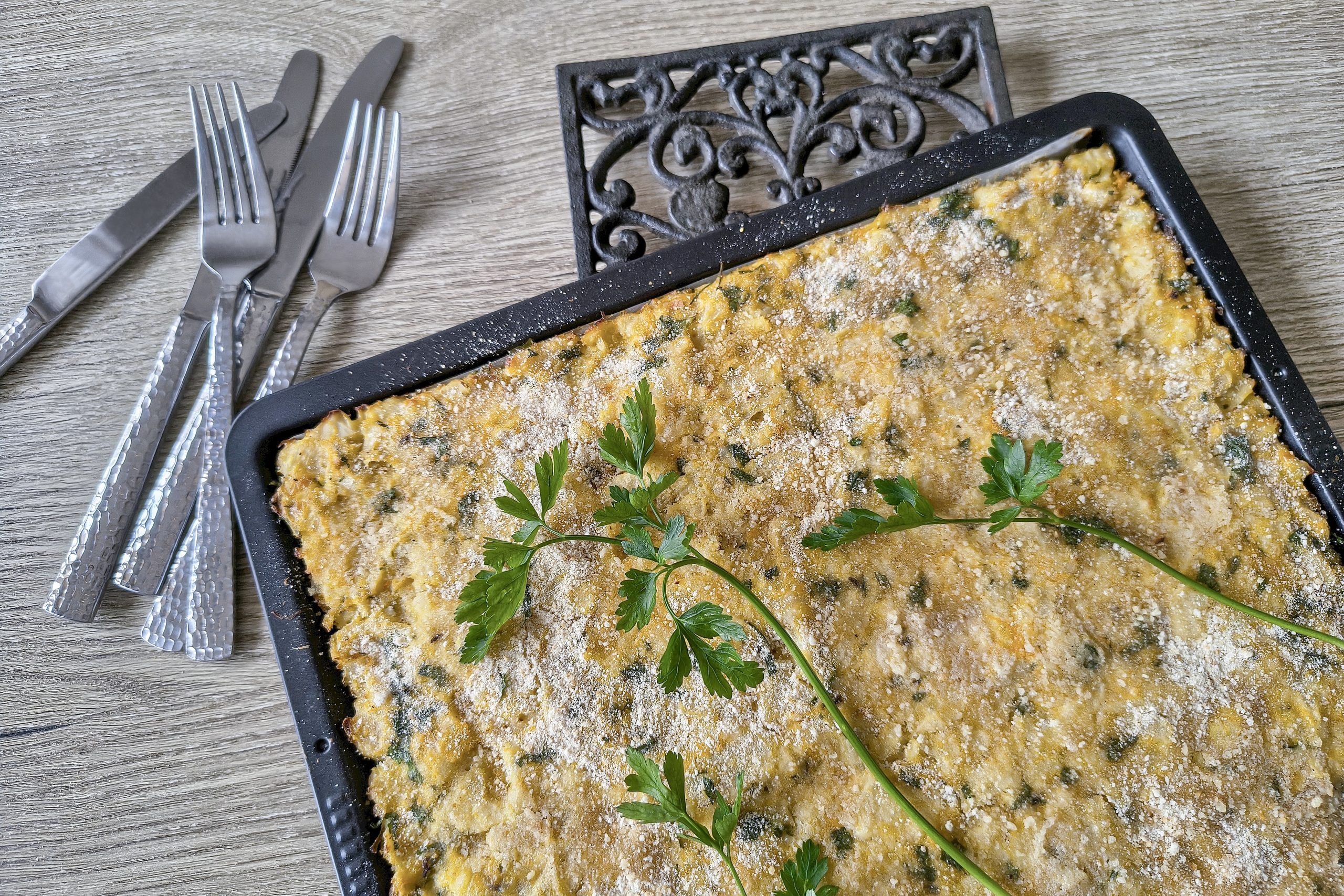 Rychle květákové placičky z plechu: zdravější recept bez smažení